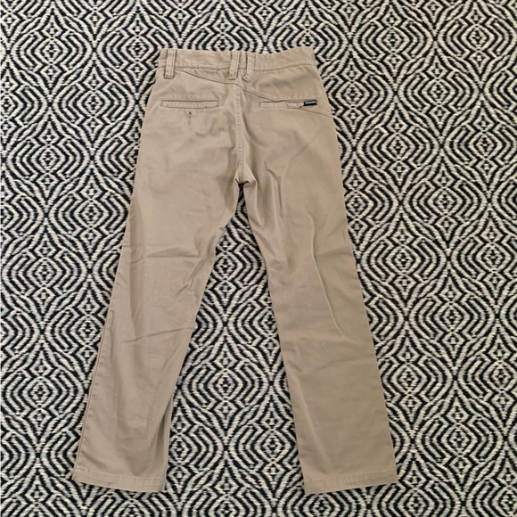 VOLCOM BOYS REGULAR STRETCH PANTS - KHAKI - Picture 3 of 4
